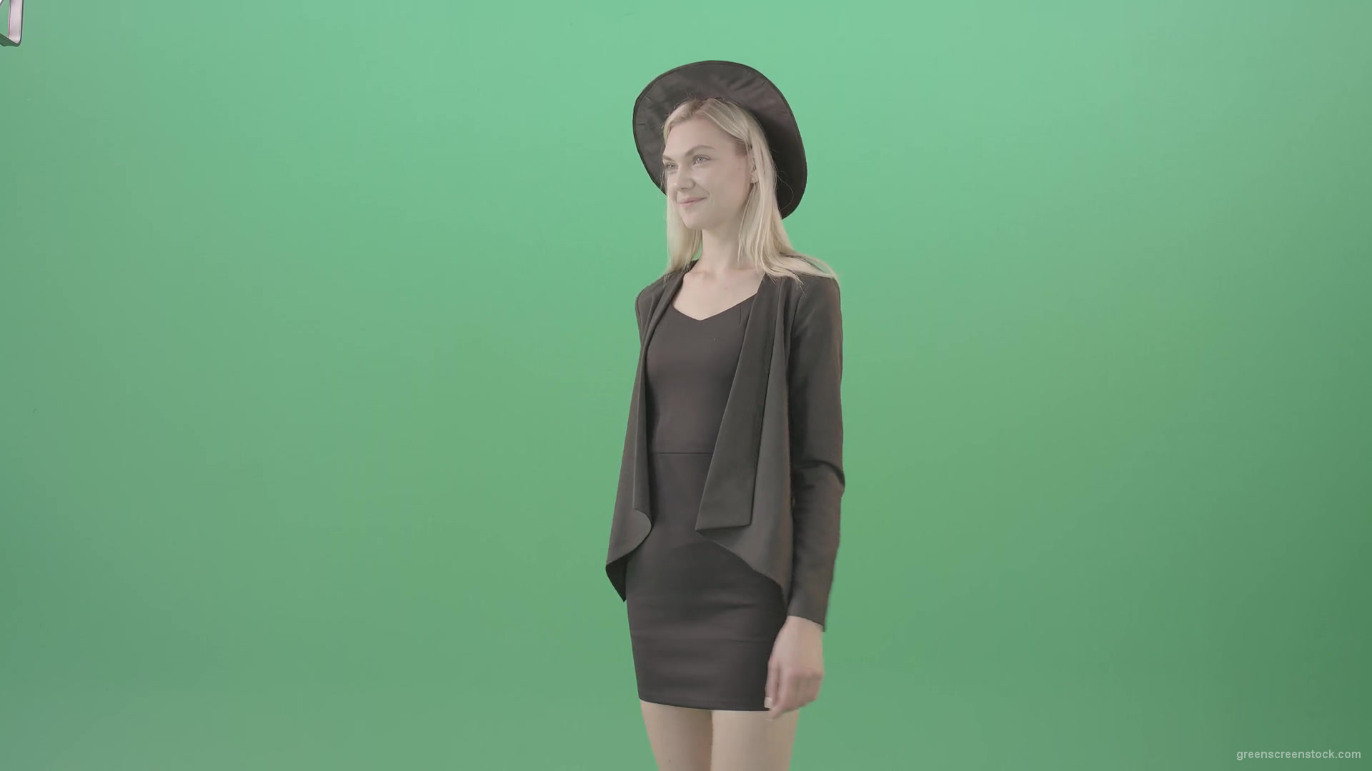Blonde-Girl-in-Cap-choosing-virtual-products-on-touch-screen-4K-Green-Screen-Video-Footage-1920_009 Green Screen Stock