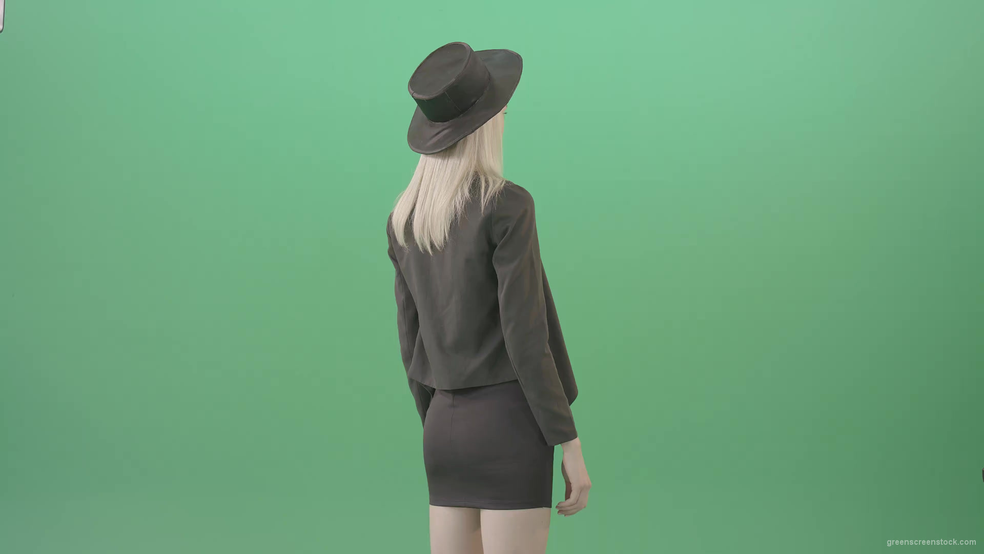 Blonde-Girl-looking-digital-virtual-products-on-touch-screen-from-back-side-4K-Green-Screen-Video-Footage-1920_001 Green Screen Stock