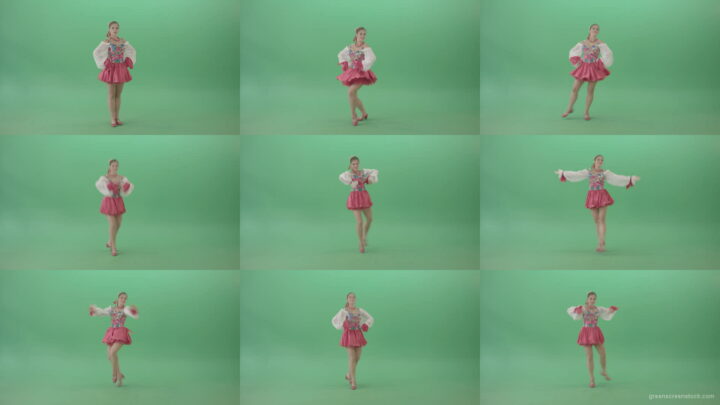 Ukraine-Girl-Dancing-Folk-Ethno-Stage-dance-isolated-on-Green-Screen-1920 Green Screen Stock