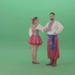 Ukraine-national-dancing-couple-shows-folk-dance-4K-Video-Footage-1920_001 Green Screen Stock