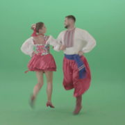 Ukraine-national-dancing-couple-shows-folk-dance-4K-Video-Footage-1920_008 Green Screen Stock