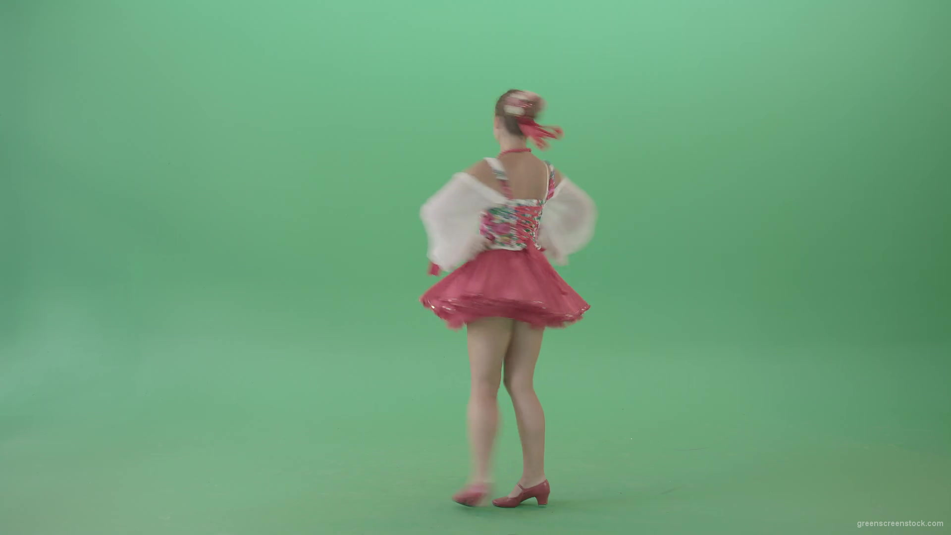 Ukrainian-Girl-spinning-in-dance-in-national-Ukraine-costume-isolated-on-Green-Screen-1920_005 Green Screen Stock