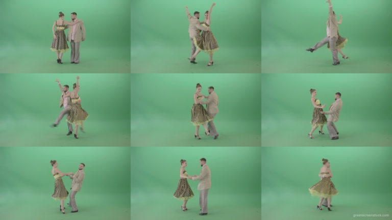 Amazing-couple-dance-Lindy-Hop-and-Rock-and-Roll-isolated-on-Green-Screen-4K-Video-Footage-1920 Green Screen Stock