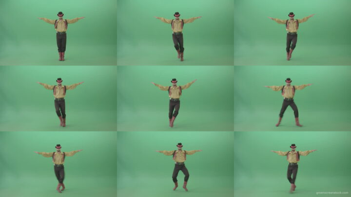 Balkan-Gipsy-Man-dancing-and-jump-isolated-on-green-screen-4K-30-fps-Video-Footage-1920 Green Screen Stock