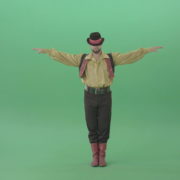 Balkan-Gipsy-Man-dancing-and-jump-isolated-on-green-screen-4K-30-fps-Video-Footage-1920_001 Green Screen Stock