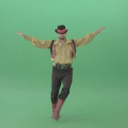 Balkan-Gipsy-Man-dancing-and-jump-isolated-on-green-screen-4K-30-fps-Video-Footage-1920_005 Green Screen Stock