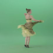 Beautiful-Woman-dancing-Boogie-woogie-and-jumping-in-Jazz-dance-isolated-on-Green-Screen-4K-Video-Footage-1920_007 Green Screen Stock