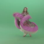 vj video background Beautiful-girl-in-balkan-pink-dress-dancing-gypsy-folk-dance-isolated-on-green-screen-4K-Video-Clip-1920_003