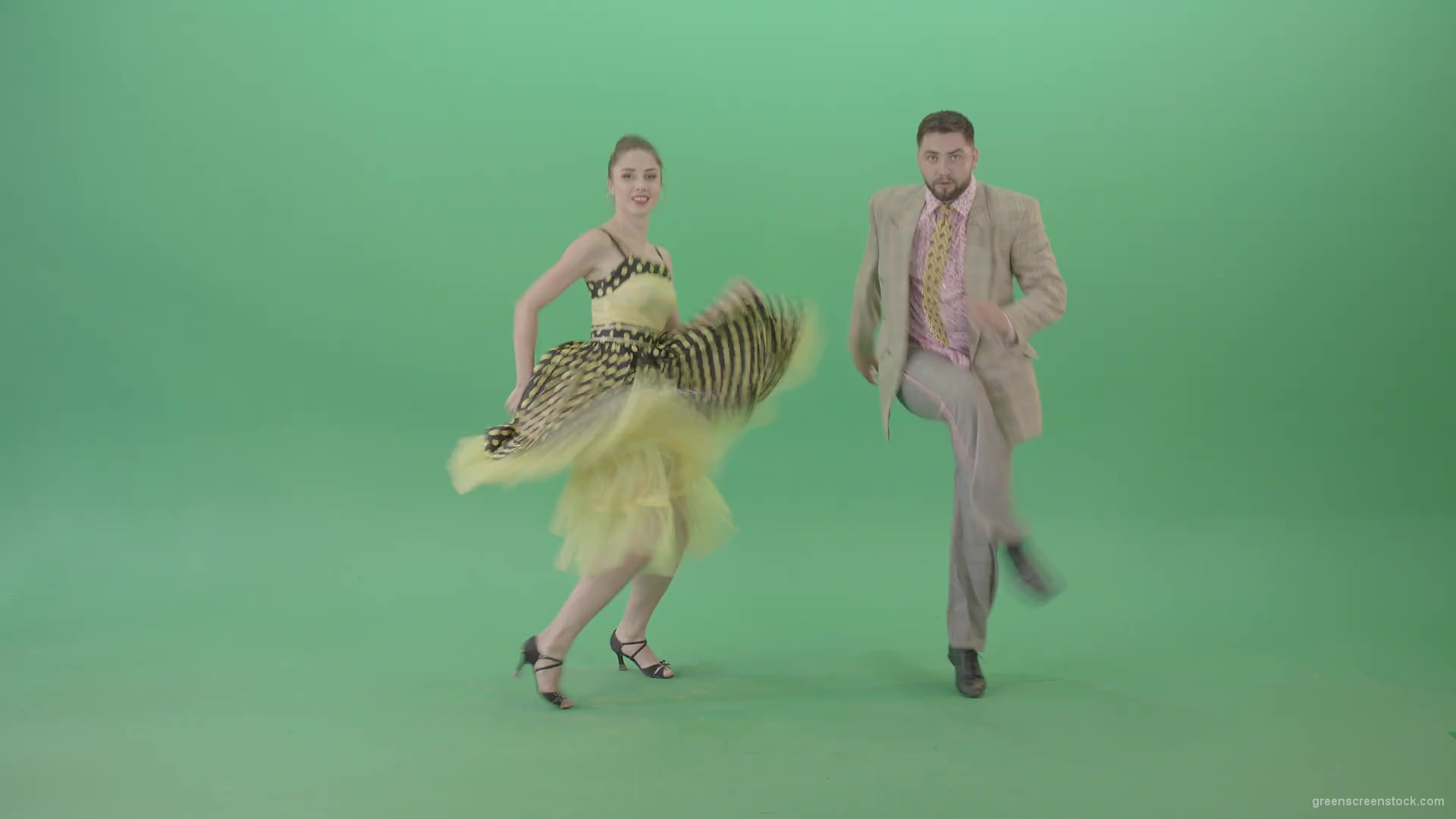 Beautiful-man-and-woman-dancing-Lindy-Hop-Jazz-and-Swing-dance-isolated-on-Green-Screen-4K-Video-Footage-1920_001 Green Screen Stock