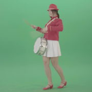 vj video background Funny-Girl-in-red-white-uniform-makes-percussion-and-play-drums-isolated-on-green-screen-4K-Video-Footage-1920_003