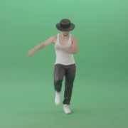 Funny-Man-marching-in-beat-isolated-on-Green-Screen-Chroma-Key-4K-Video-Footage-1920_005 Green Screen Stock