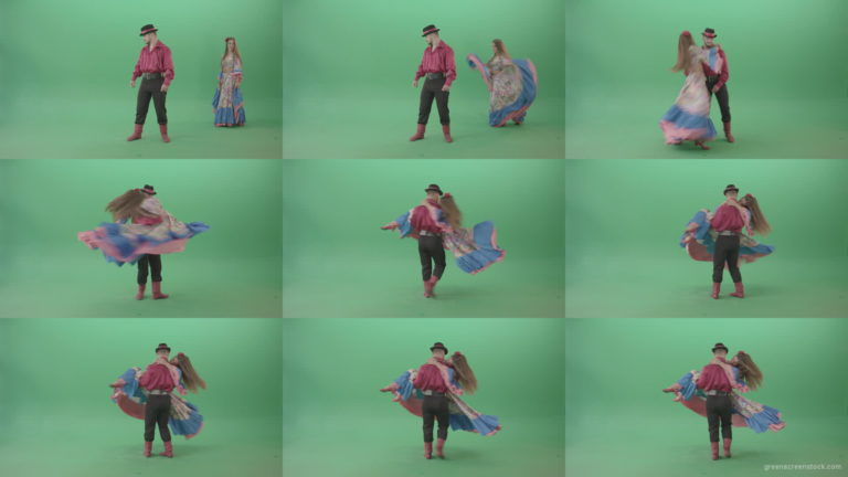 Gypsy-man-and-woman-spinning-dancing-over-green-screen-4K-video-footage-1920 Green Screen Stock