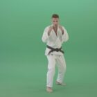 Karate-Fighting-Man-on-Green-Screen-Video-Footage-4K