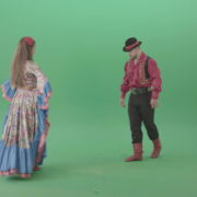 Love-Story-dance-by-gypsian-folk-people-in-balkan-dress-isolated-on-green-screen-4K-video-footage-1920_002 Green Screen Stock