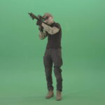 vj video background Man-in-Military-uniform-shooting-with-Army-machine-gun-isolated-on-Green-Screen-4K-Video-Footage-1920_003