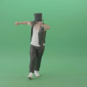 vj video background Man-in-black-Busines-Cylinder-Hat-dancing-and-jumping-in-Shuffle-dance-isolated-on-Green-Screen-4K-Video-Footage-1920_003