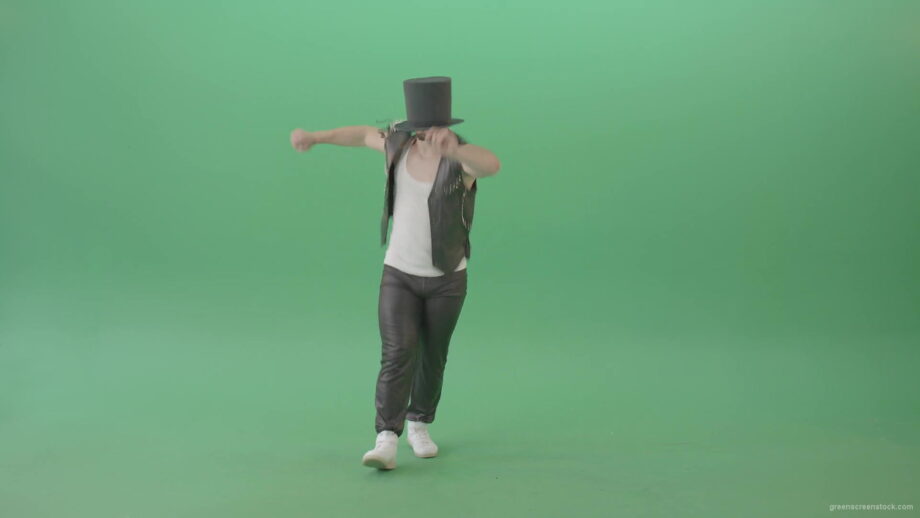 vj video background Man-in-black-Busines-Cylinder-Hat-dancing-and-jumping-in-Shuffle-dance-isolated-on-Green-Screen-4K-Video-Footage-1920_003