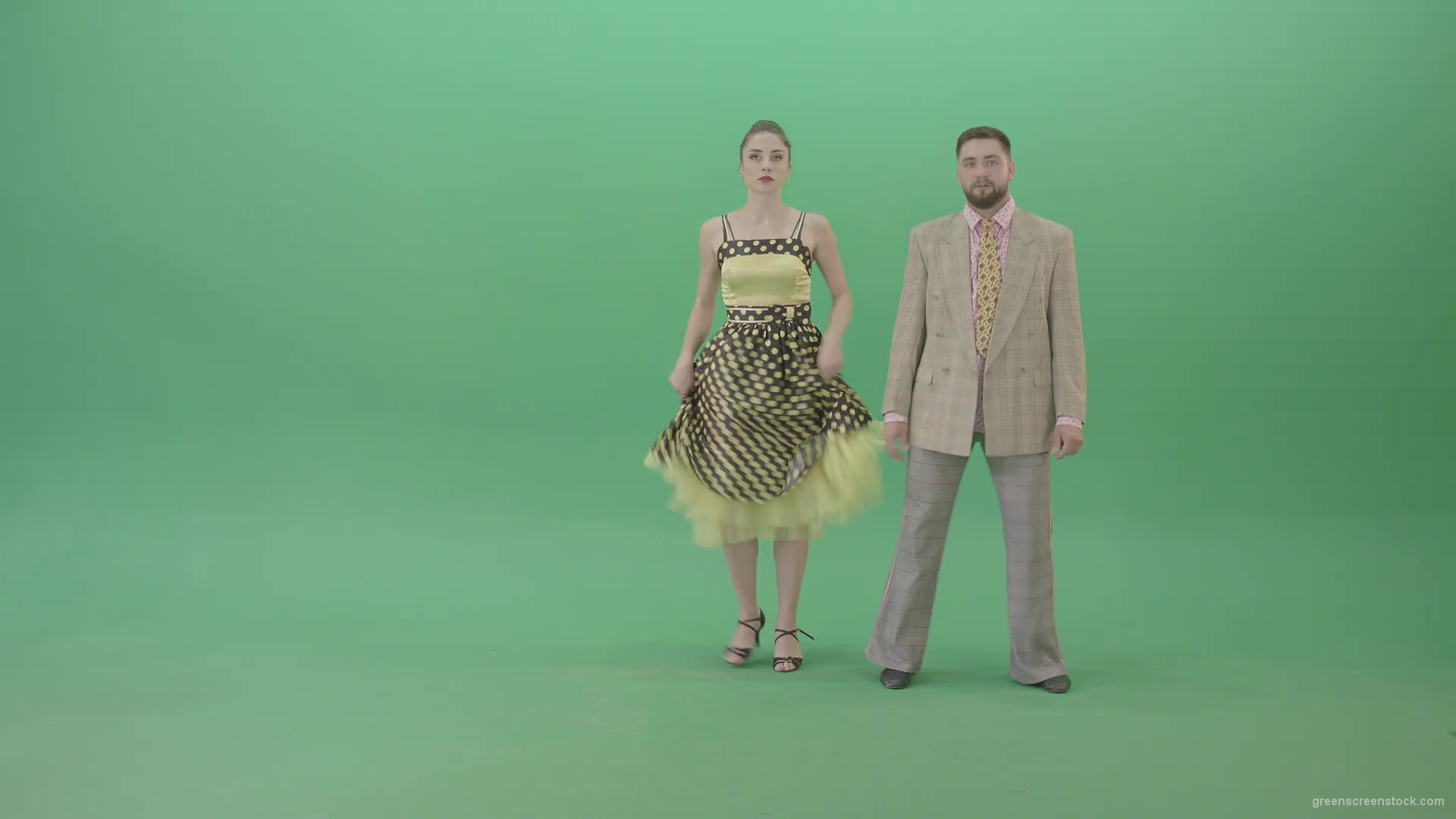 Rock-and-Roll-Dance-by-happy-boy-and-girl-dancing-Lindy-hop-and-swing-isolated-on-CHroma-Key-Green-Screen-Video-Footage-1920_001 Green Screen Stock