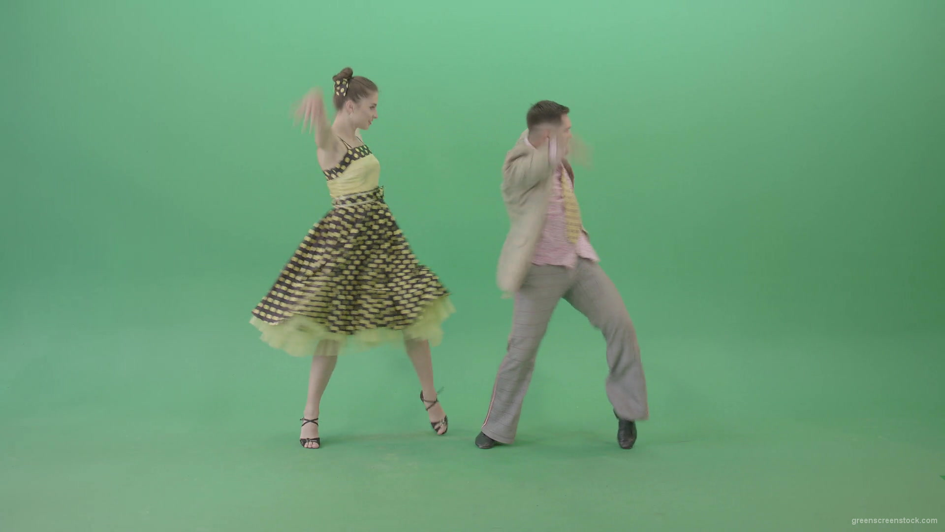 Rock-and-Roll-Dance-by-happy-boy-and-girl-dancing-Lindy-hop-and-swing-isolated-on-CHroma-Key-Green-Screen-Video-Footage-1920_004 Green Screen Stock