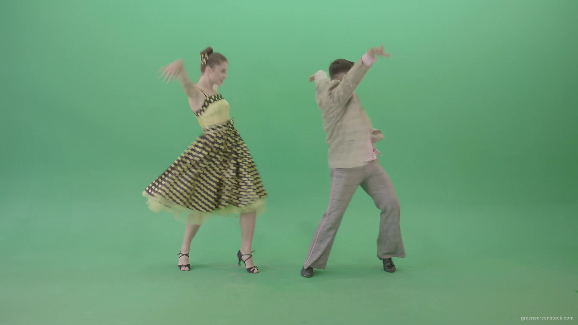 Rock-and-Roll-Dance-by-happy-boy-and-girl-dancing-Lindy-hop-and-swing-isolated-on-CHroma-Key-Green-Screen-Video-Footage-1920_007 Green Screen Stock