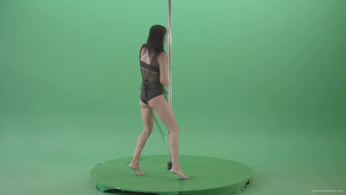 vj video background Sexy-girl-in-Lingerie-wear-dancing-strip-pole-dance-isolated-on-green-screen-4K-Video-Footage-1920_003