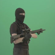 vj video background Soldier-man-with-weapon-looking-enemies-isolated-on-green-screen-4K-Video-Footage-1920_003