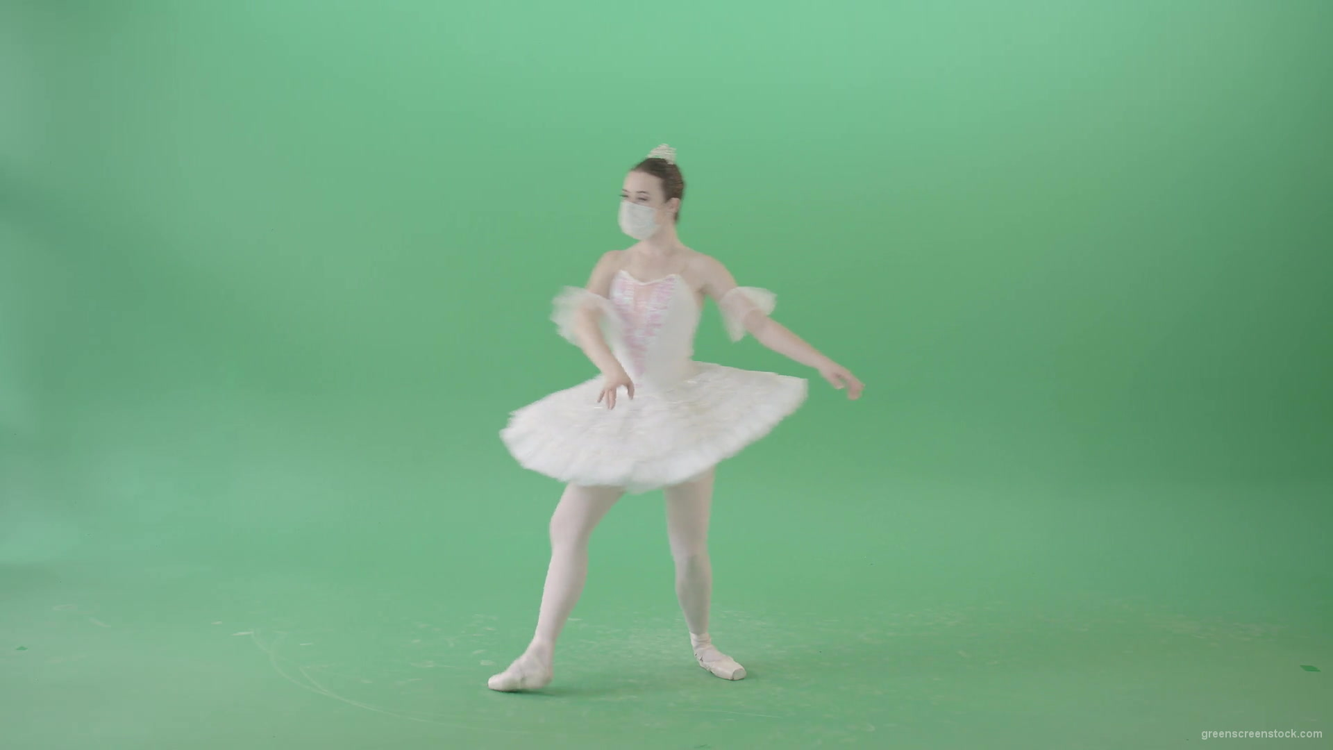 Amazing-Flowing-dance-by-Ballerina-ballet-girl-looking-for-Corona-Virus-isolated-on-Green-Screen-Viral-4K-Video-Footage-1920_002 Green Screen Stock