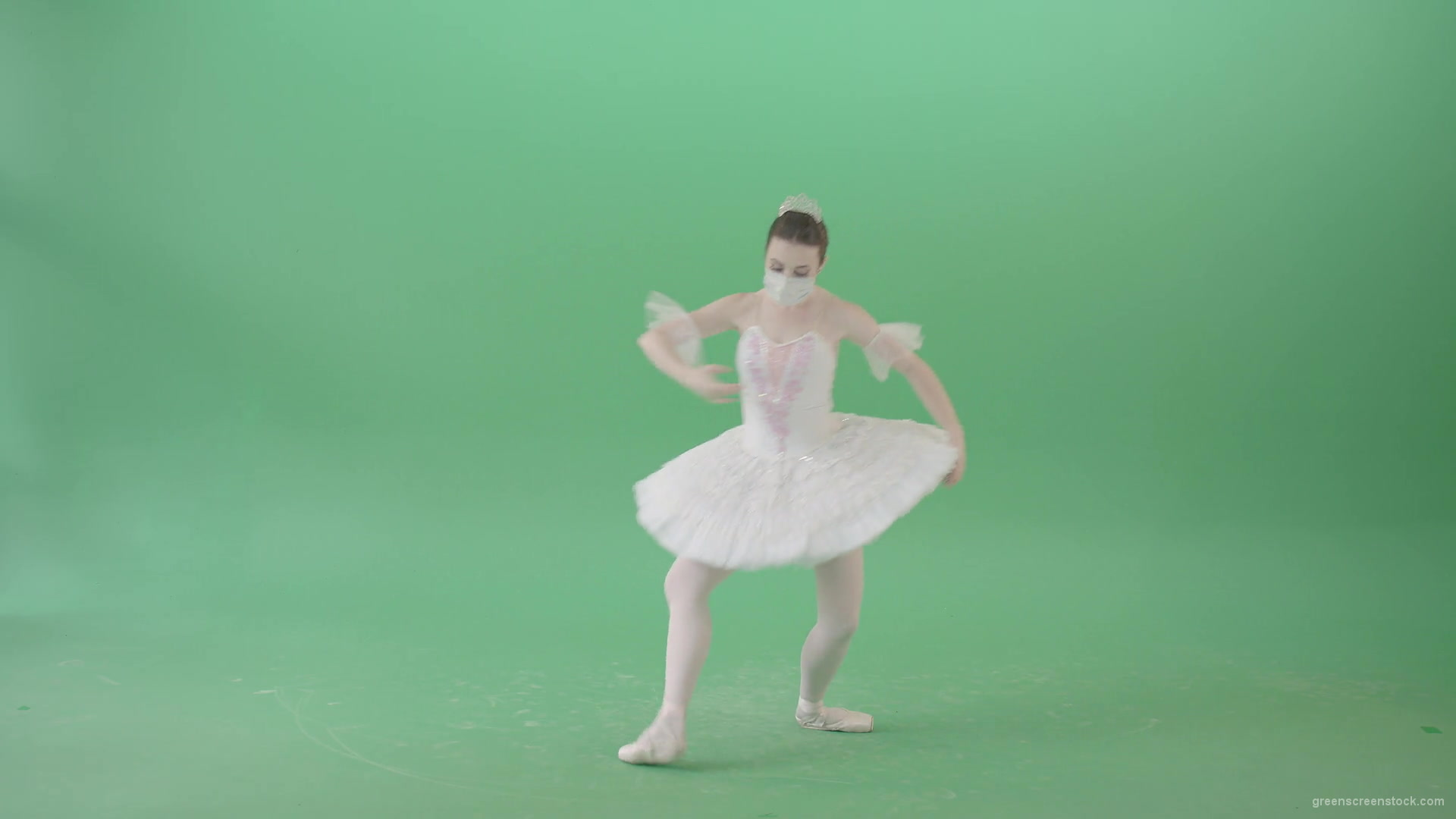 Amazing-Flowing-dance-by-Ballerina-ballet-girl-looking-for-Corona-Virus-isolated-on-Green-Screen-Viral-4K-Video-Footage-1920_009 Green Screen Stock