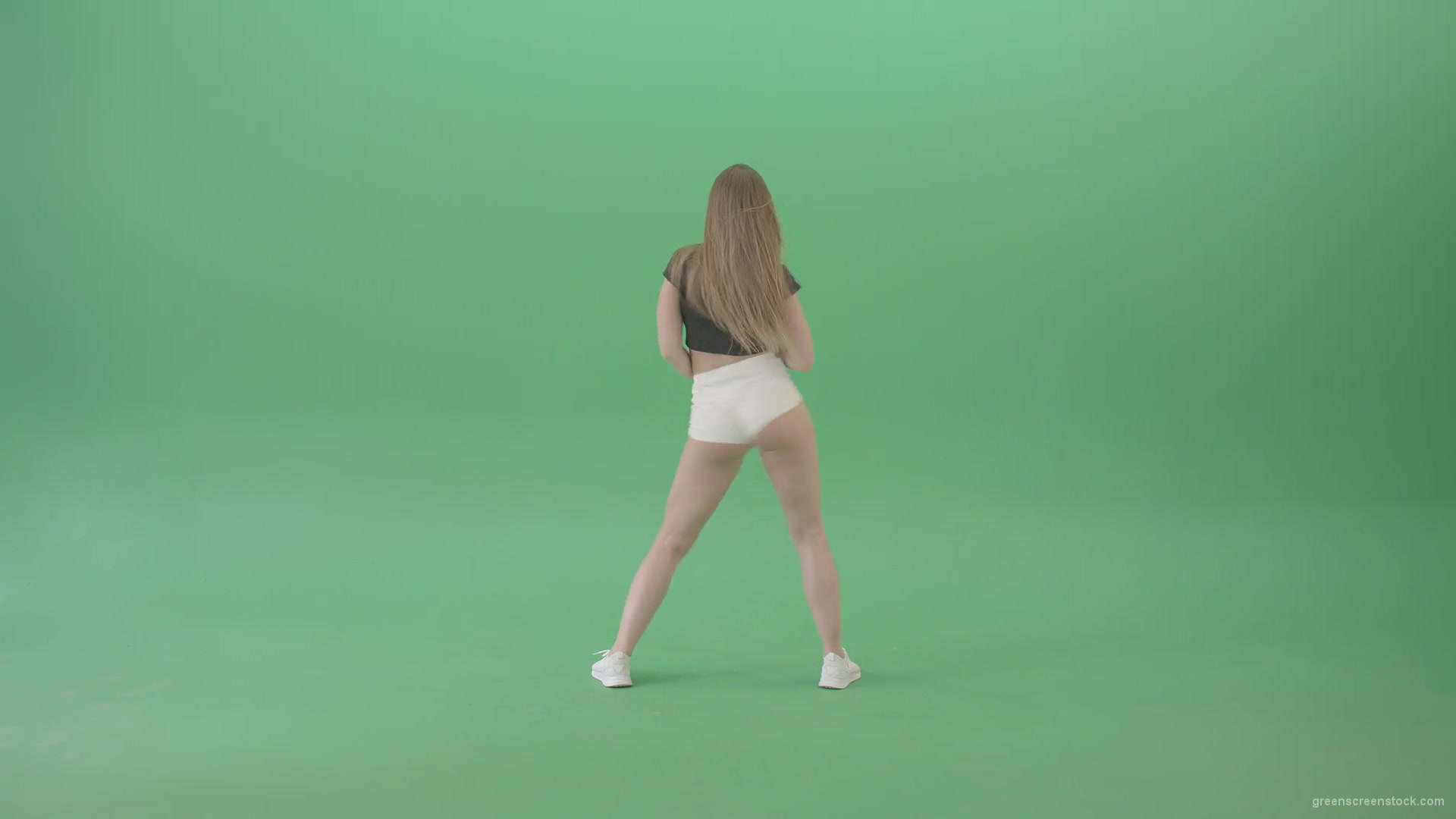 Amazing-girl-making-dancing-infinity-looping-element-twerking-hips-isolated-on-Green-Screen-4K-Video-Footage-1920_002 Green Screen Stock