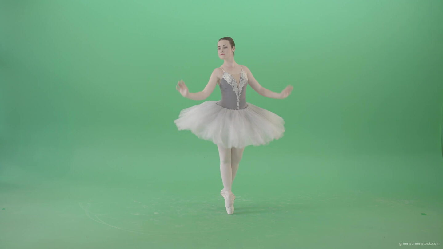 vj video background Ballerina-Woman-dancing-elegnatly-ballet-swan-lake-dance-in-green-screen-studio-4K-Video-Footage-1920_003