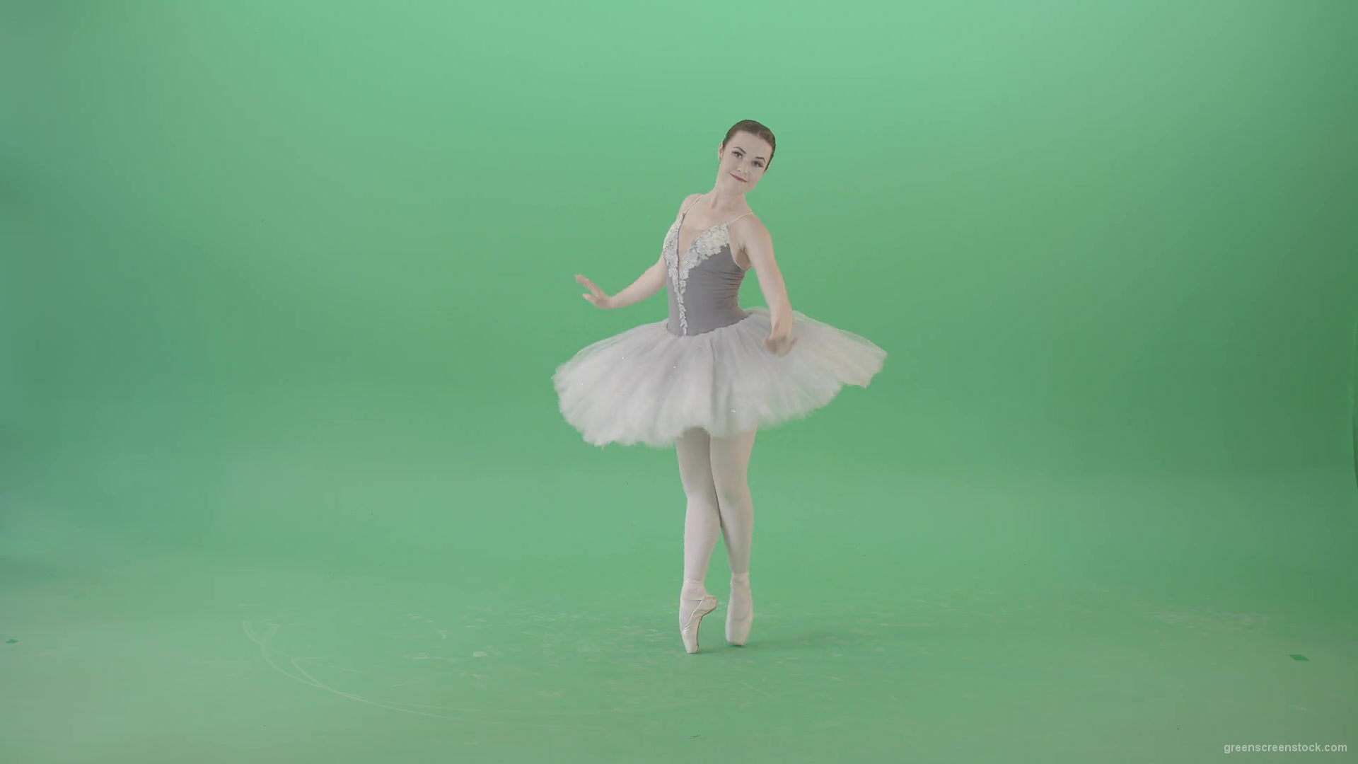 Ballerina-Woman-dancing-elegnatly-ballet-swan-lake-dance-in-green-screen-studio-4K-Video-Footage-1920_005 Green Screen Stock