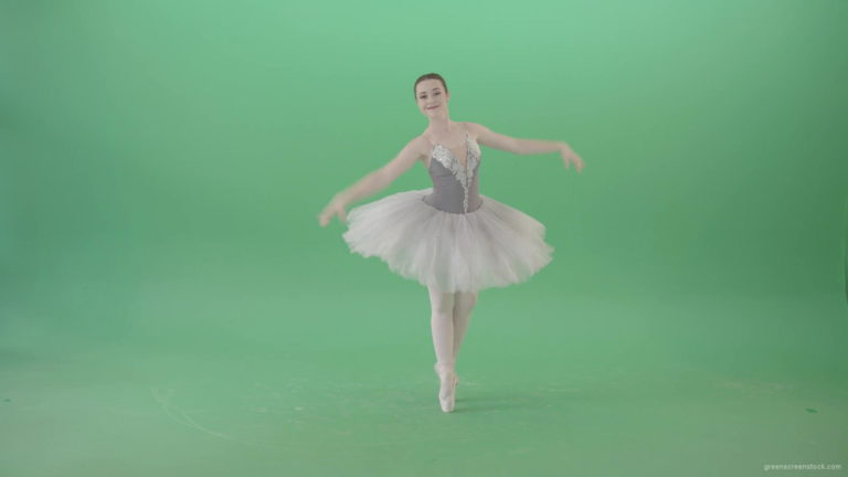 Ballerina-Woman-dancing-elegnatly-ballet-swan-lake-dance-in-green-screen-studio-4K-Video-Footage-1920_009 Green Screen Stock