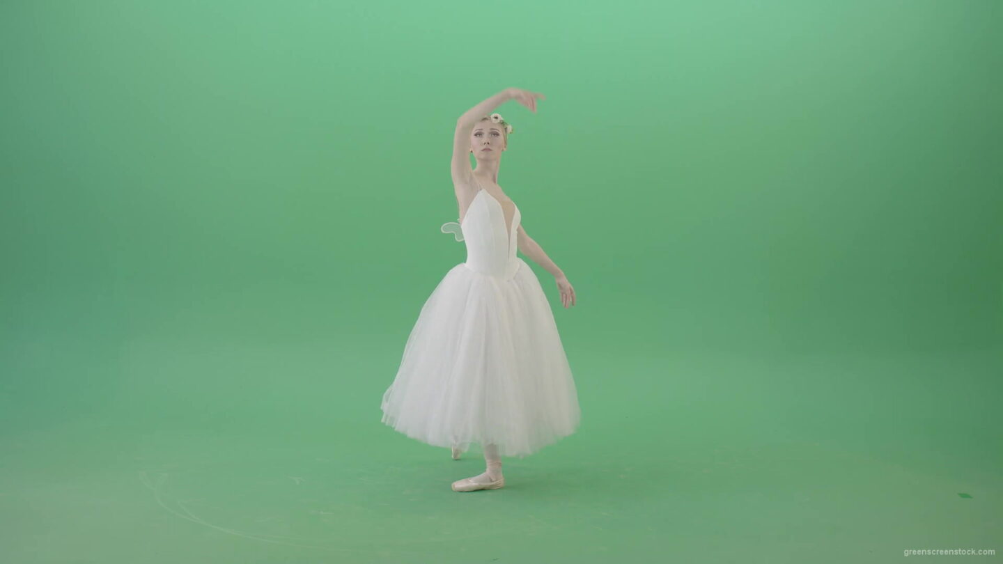 vj video background Ballet-Art-Princes-making-royal-regards-in-white-wedding-dress-isolated-on-green-screen-4K-Video-Footage-1920_003