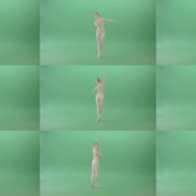 Ballet-dancer-woman-spinning-in-body-color-outfit-isolated-on-green-screen-4K-Video-Footage-1920 Green Screen Stock