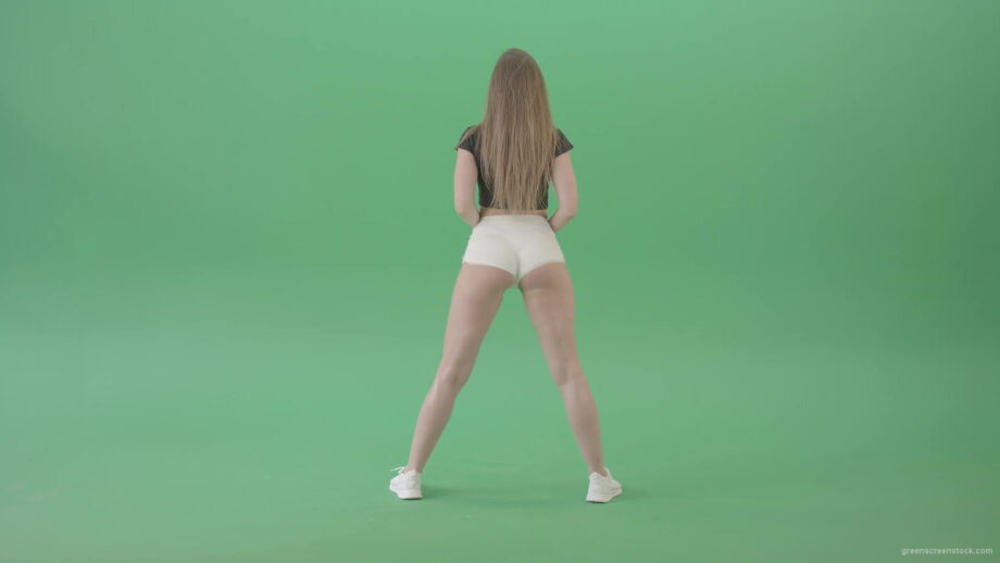 vj video background Beautiful-blonde-girl-shaking-ass-in-twerk-dance-in-full-size-isolated-on-green-screen-4K-Video-Footage-1920_003