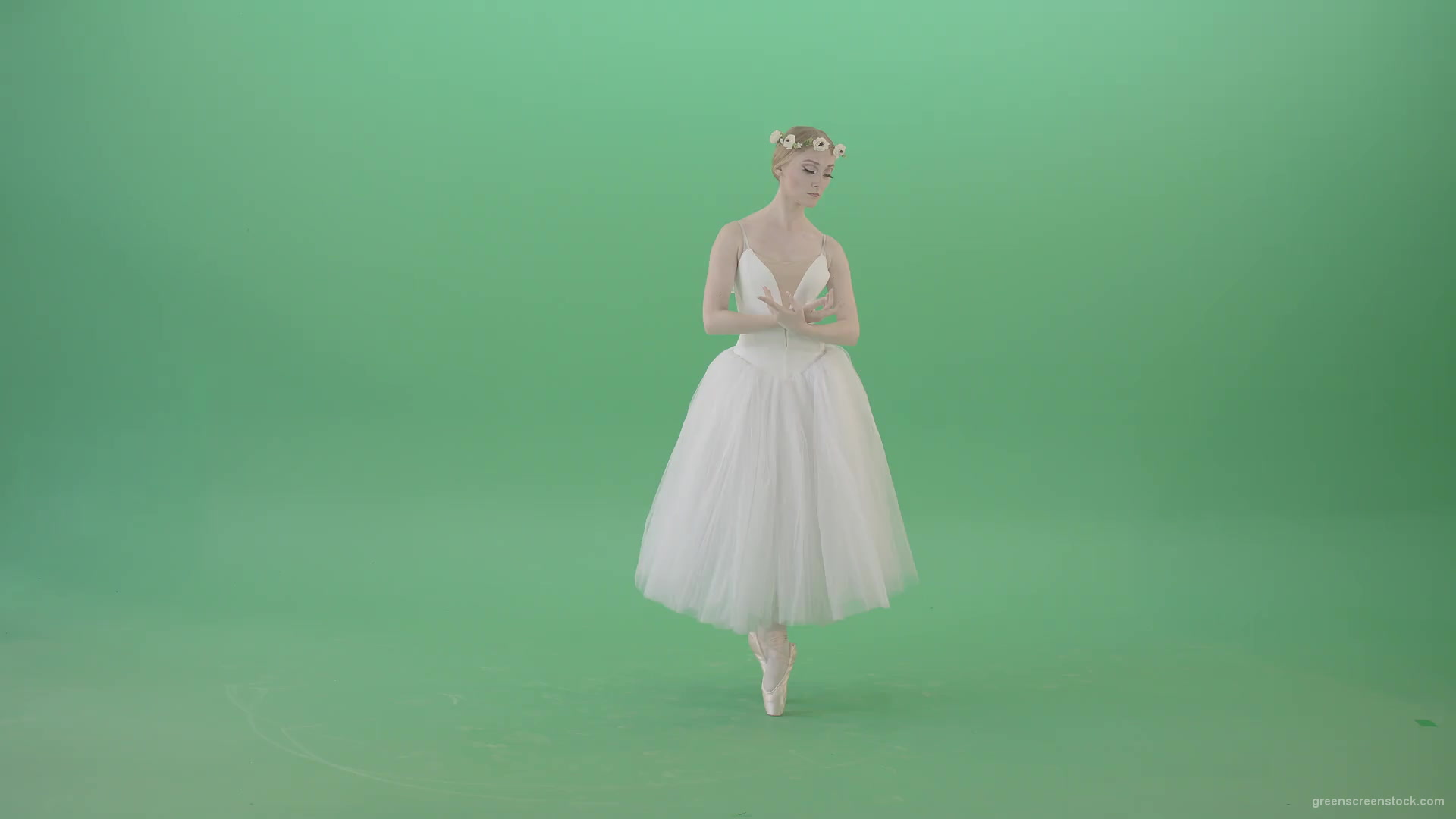 Beautiful-jumping-ballet-dancing-girl-choreograph-jumps-on-green-screen-4K-Video-Footage-1920_001 Green Screen Stock