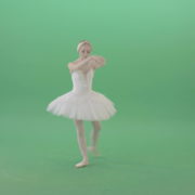 Beautifull-Swan-Lake-Ballerina-waving-hand-wigns-on-green-screen-4K-Video-Footage-1920_007 Green Screen Stock