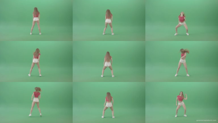 Energy-Girl-dancing-Twerk-and-Hip-Hop-Dance-isolated-on-Green-Screen-4K-Video-Footage-1920 Green Screen Stock