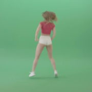 Energy-Girl-dancing-Twerk-and-Hip-Hop-Dance-isolated-on-Green-Screen-4K-Video-Footage-1920_007 Green Screen Stock