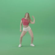 Energy-Girl-dancing-Twerk-and-Hip-Hop-Dance-isolated-on-Green-Screen-4K-Video-Footage-1920_009 Green Screen Stock