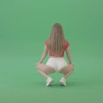 vj video background Girl-in-red-t-shirt-shaking-ass-in-twerk-style-dance-in-green-screen-studio-4k-Video-Footage-1920_003