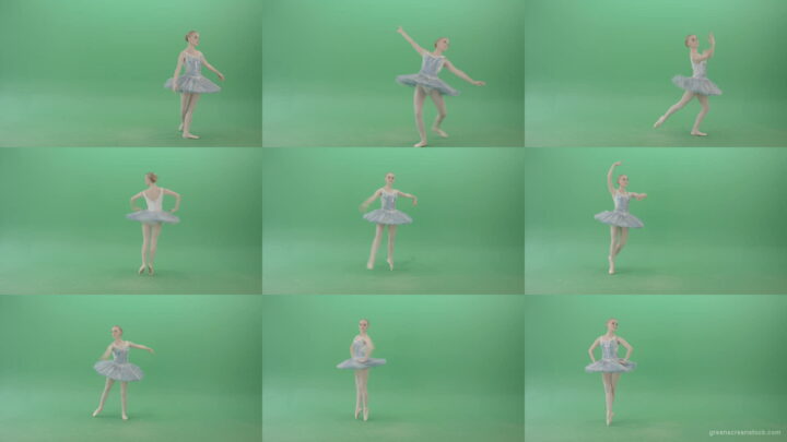 Happy-Ballerina-Ballet-Dancing-Girl-in-blue-dress-chilling-in-spin-on-green-screen-4K-Video-Footage-1920 Green Screen Stock