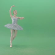 Happy-Ballerina-Ballet-Dancing-Girl-in-blue-dress-chilling-in-spin-on-green-screen-4K-Video-Footage-1920_006 Green Screen Stock