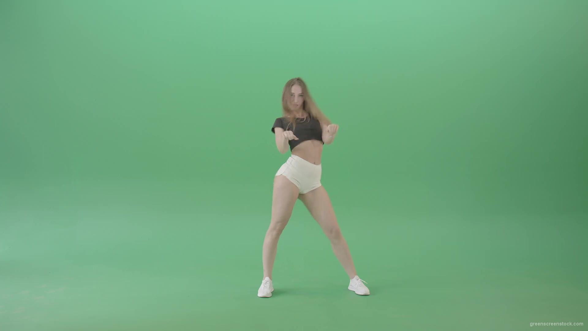 Long-dancing-Video-Footage-of-Twerking-Girl-shaking-ass-and-dancing-over-Green-Screen-1920_005 Green Screen Stock