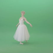 Royal-elegant-greetings-regards-by-Ballet-Dancer-Girl-in-White-Dress-on-Green-Screen-4K-Video-Clip-1920_001 Green Screen Stock