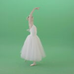vj video background Royal-elegant-greetings-regards-by-Ballet-Dancer-Girl-in-White-Dress-on-Green-Screen-4K-Video-Clip-1920_003