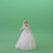 Royal-elegant-greetings-regards-by-Ballet-Dancer-Girl-in-White-Dress-on-Green-Screen-4K-Video-Clip-1920_008 Green Screen Stock