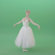 Royal-elegant-greetings-regards-by-Ballet-Dancer-Girl-in-White-Dress-on-Green-Screen-4K-Video-Clip-1920_009 Green Screen Stock