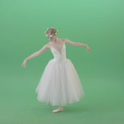 Sensuality-Choreographer-making-regards-in-white-dress-amazing-ballet-girl-isolated-on-green-screen-4K-Video-Footage-1920_005 Green Screen Stock