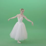 Sensuality-Choreographer-making-regards-in-white-dress-amazing-ballet-girl-isolated-on-green-screen-4K-Video-Footage-1920_009 Green Screen Stock